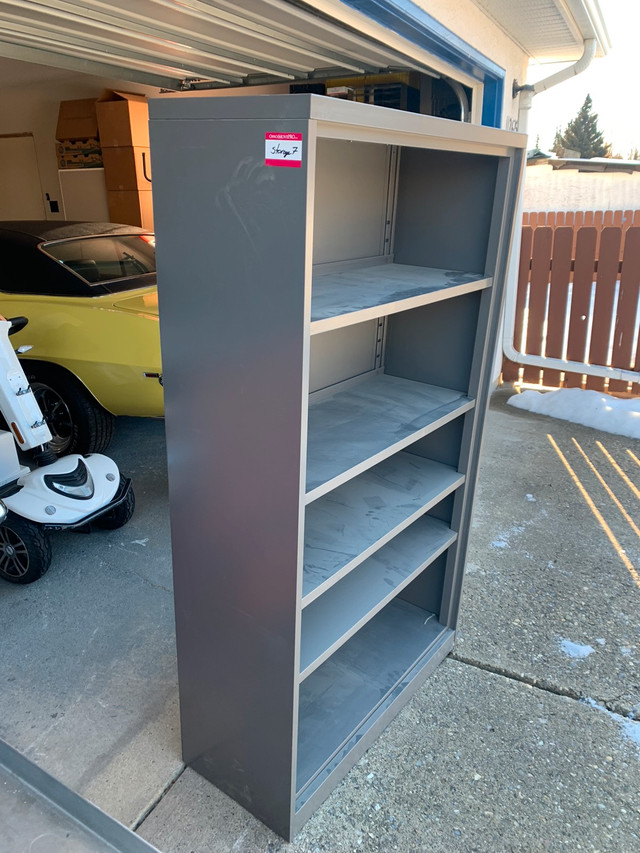 Shelving Metal Storage shelving grey Bookcases & Shelving Units
