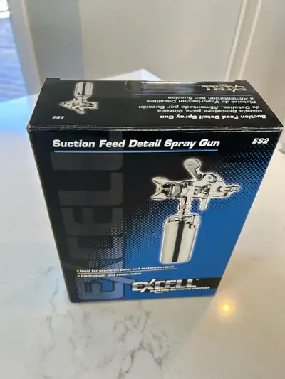 Get precision painting with this Ex-cell ES2 detail spray gun, designed for fine finishes and restor...