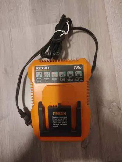 Ridgid 18v battery charger, View more