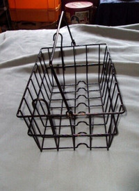Wire Basket with Hooks