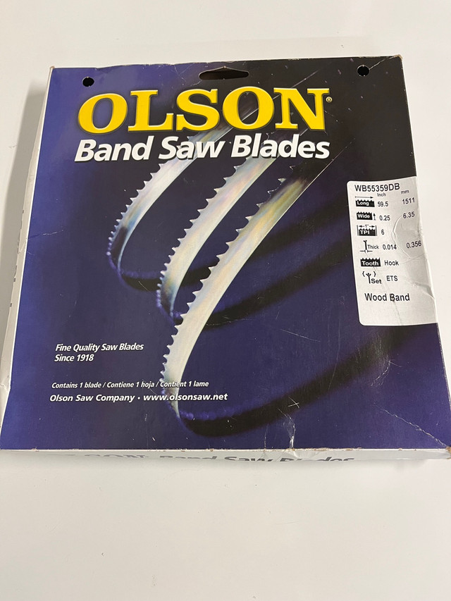 New Olson WB55359DB Wood Band Saw Blade in Power Tools in City of Toronto