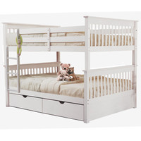 COTTAGE FURNITURE, SINGLE / DOUBLE BUNK BEDS, FULL BUNK BEDS