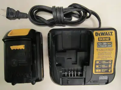 DEWALT lithium-ion batteries and chargers, downtown location , View more