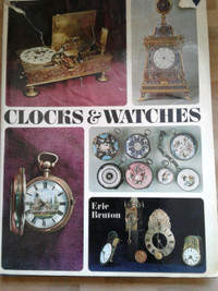 Book - CLOCKS and Watches. Eric Bruton 1968. HARD COVER