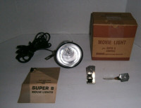 Glenwood Movie Light for Super 8 Camera w/ Box Bracket Model G 6