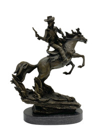 Wild West Cowboy Bronze Sculpture