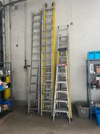 7 gently used ladders