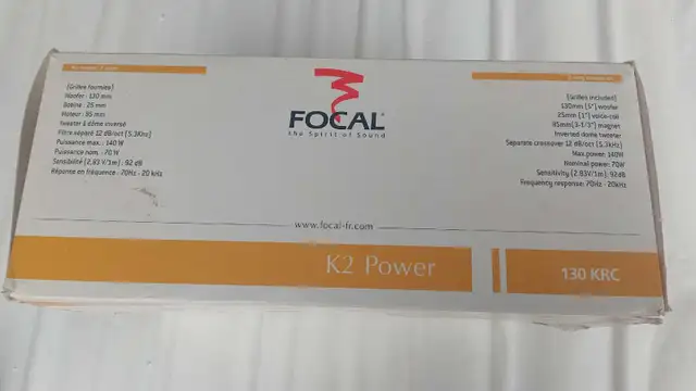 L?FOCAL car audio speaker, KIT 130 KRC in Speakers in St. Albert - Image 6
