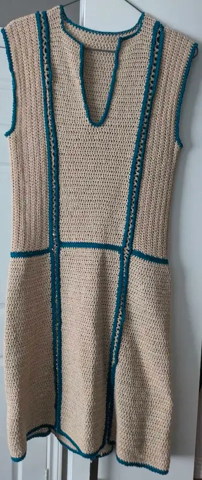 Crochet dress.