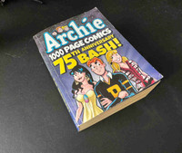 Archie comics 75th Anniversary comic in paperback.