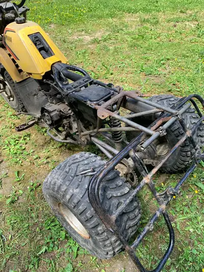Selling a 1983 Yamaha 200 three-wheeler. Runs great, pull chords sheave is broken. Custom trailing a...