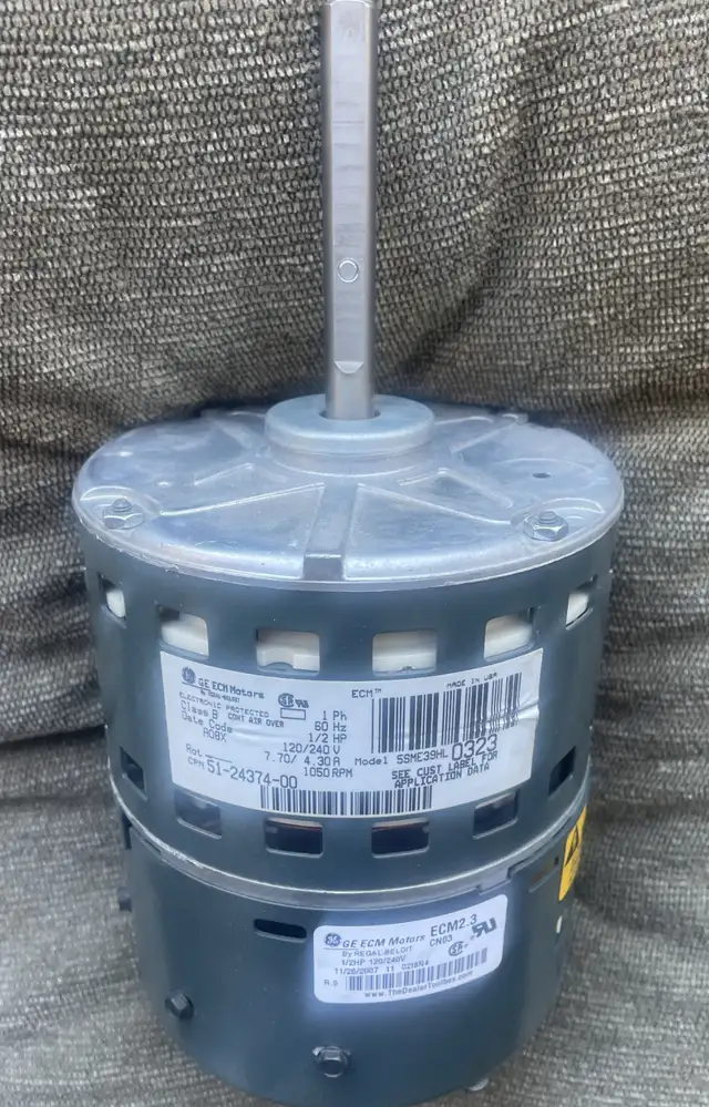 Furnace blower motor 5SME39HL0323 ECM2.3 CN03 0.5HP in Heaters, Humidifiers & Dehumidifiers in Edmonton - Image 2