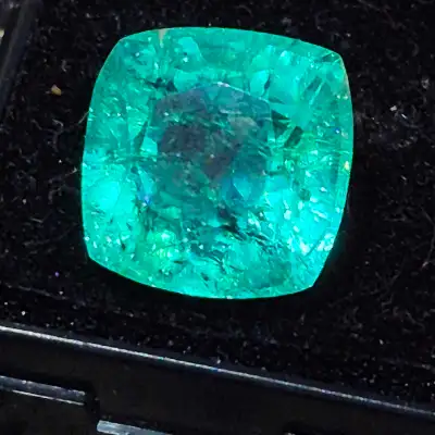 9.70ct Natural colombian clarity enhanced emerald , View more