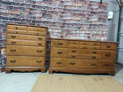 Bedroom Set. Solid Maple Wood. Can Deliver , View more