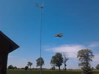 - Only used one summer, 2 months worked great, output and stability, 600W, 12 -24 V, SunForce Wind T...