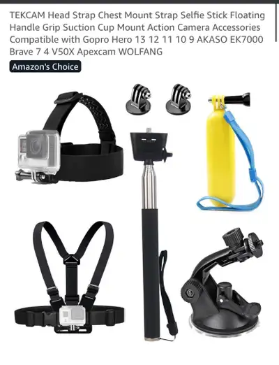 Action Camera Accessories Kit, View more