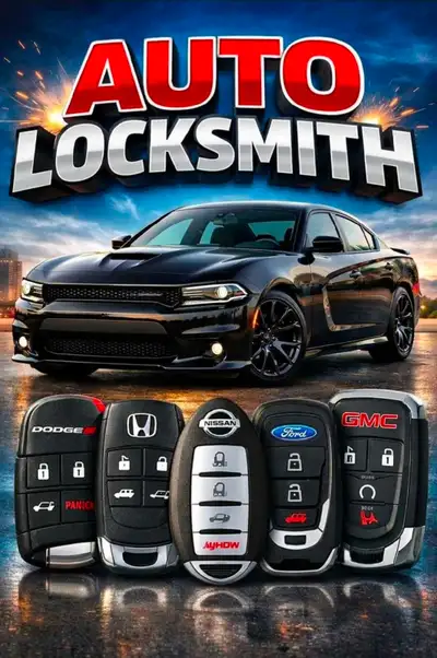 We Program keys and Fobs for over 100+ Vehicles( Nissan/lnfiniti/Toyota/Lexus/GMC/Chevrolet/Chrysler...
