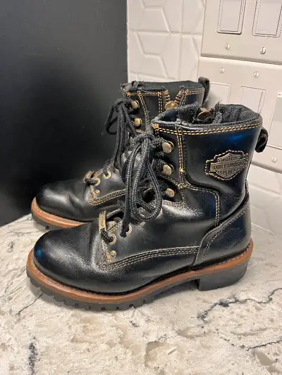 Harley Davidson Boots Size 6.5 us 4.5 uk 37.5 eur