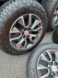 20 inch Brand New GMC Sierra Wheels + 275 60 20 Goodyear Wrangle