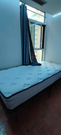 Single Mattress with Frame included +2Duvets + 3Duvet cover sets