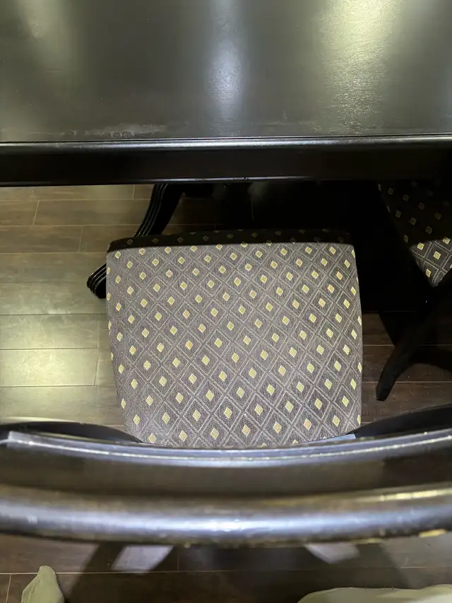 Solid Wood Dining Table with 6 Chairs64341198534786123