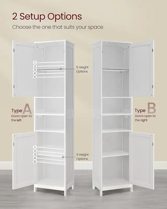 Larger Tall Bathroom Cabinet with Lights, Slim Bathroom in Bathwares in Markham / York Region - Image 3