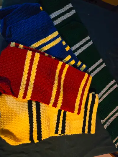 Set of 4 Harry Potter Themed Scarves - Unused, View more