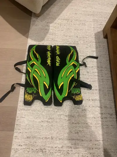 Road hockey goalie pads, View more