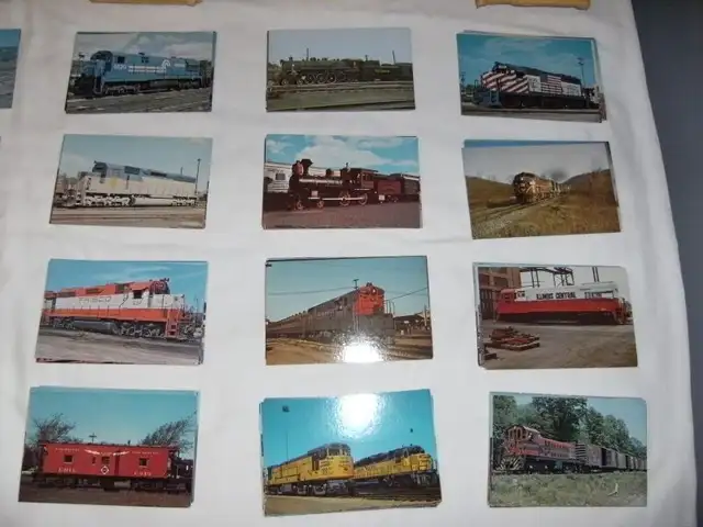 Belle collection de fiches de trains standard in Arts & Collectibles in Edmundston - Image 3