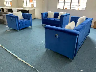 Blue Velvet Sofa Set 3+2+1, View more