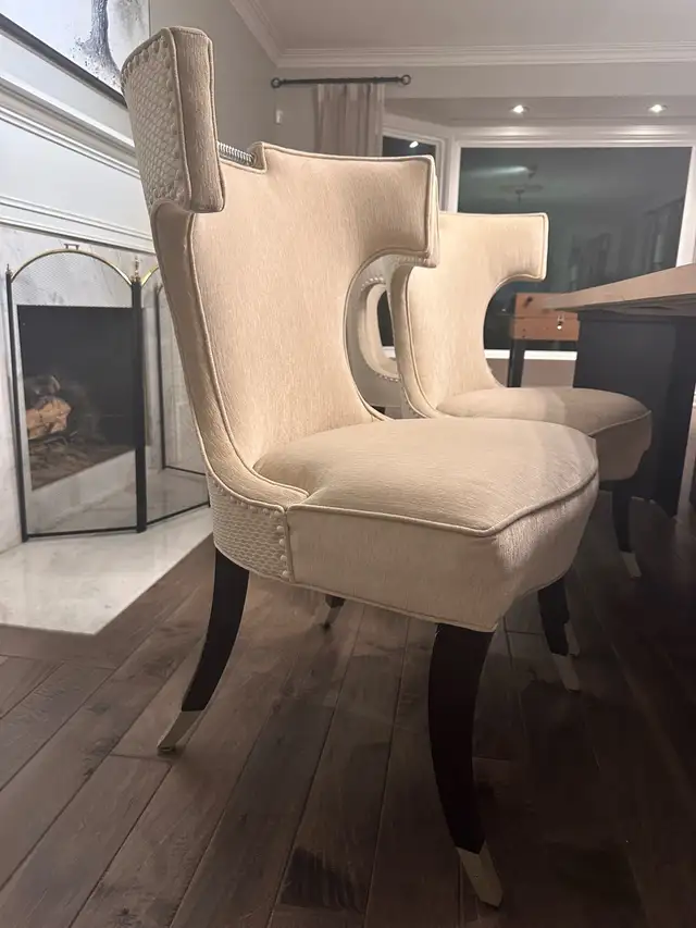 Luxury Compositions High‑Back Wing Dining Chairs | 600for6 sets in Chairs & Recliners in Oakville / Halton Region - Image 11