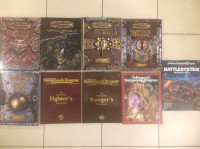 Dungeons and Dragons Book Collection RPG AD&D For Sale!