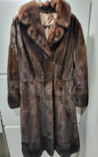 Lutetia Mink Coat - Vintage 1980 Genuine Fur Coat