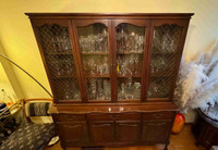 Antique Hutch and Display Cabinet 