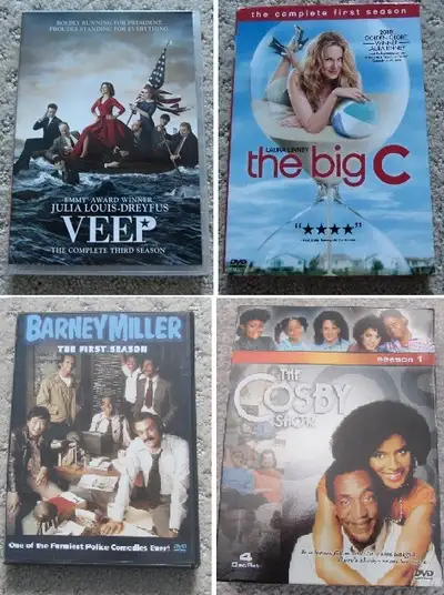 Season 1 of Veep, The Big C, Barney Miller, or Cosby Show on DVD, View more