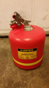 5 Gallon Plastic Safety Can, Type I, Stainless Steel Hardware