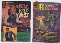 2 COMICS 1966 & 1975 * WILD, WILD WEST & UFO FLYING SAUCER