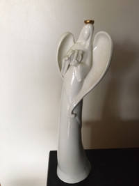 Angel figurine 12” $20 ceramic, new