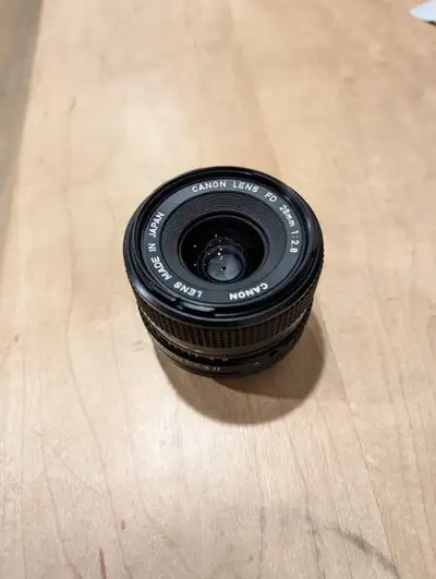 Canon 28mm 2.8 FD lens