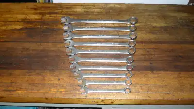 Set Comes Complete with 5/8", 11/16", 3/4", 13/16", 7/8", 15/16", 1", 1 1/16", 1 1/8", and 1 1/4" SA...