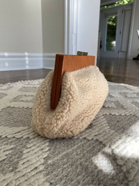 Ugg Clutch/Purse with real leather and genuine shearling