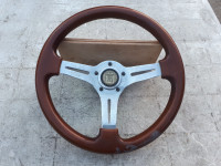 WOODGRAIN STEERING WHEEL..COLLECTABLES