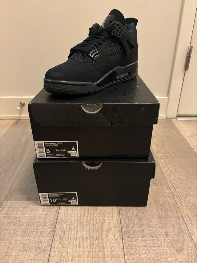 Jordan 4 Black Cat 2025 in Men's Shoes in City of Toronto - Image 2