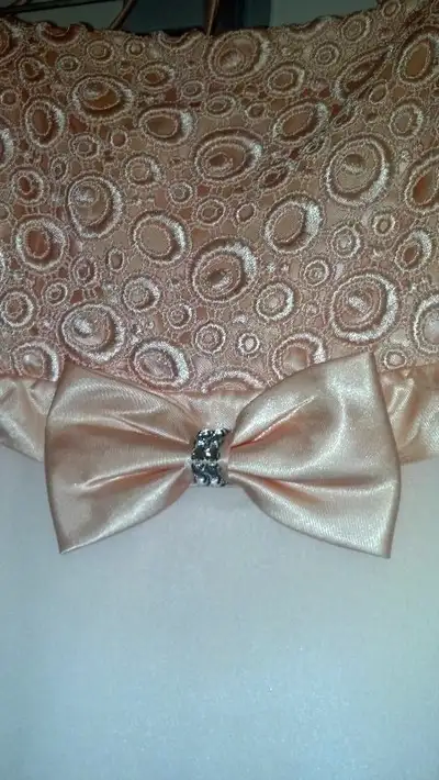 Peach Chifon Royal Dress- Party Wedding Bridal.  PROM, View more