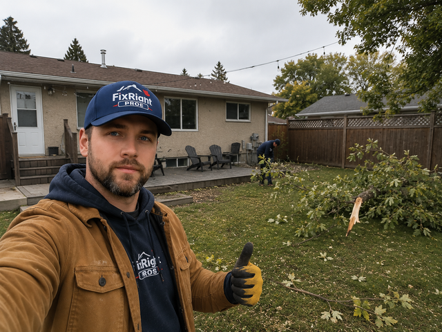 Storm Damage? We Can Help. Fallen tree? Broken limbs? =