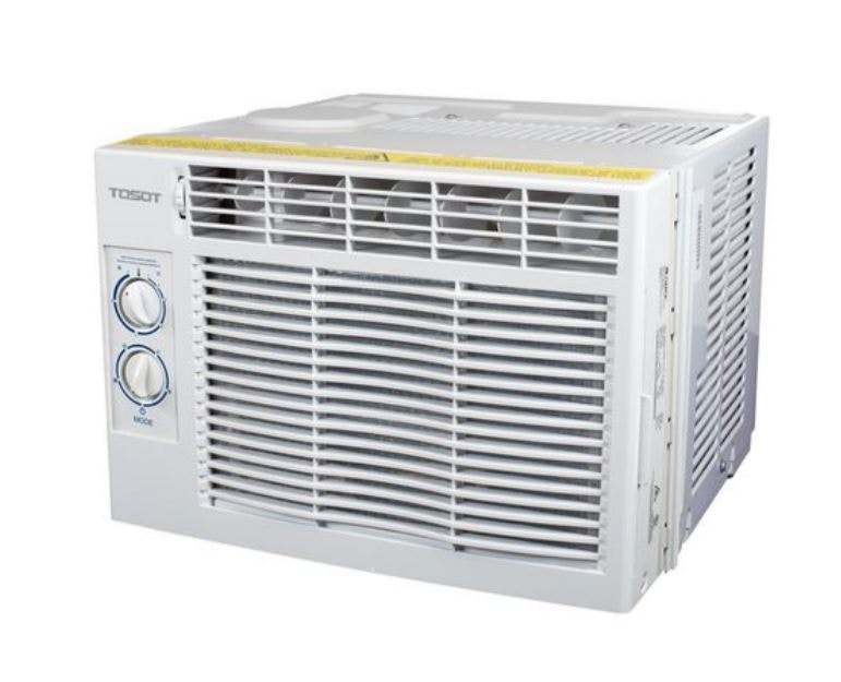 Tosot 5,000 BTU Window Air Conditioner with Manual Control Heaters