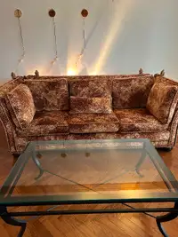 Custom-Made Velvet Couch