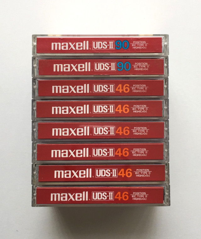 8 x Maxell UDS-II High Bias Vintage Cassette Tapes in Other in London - Image 2