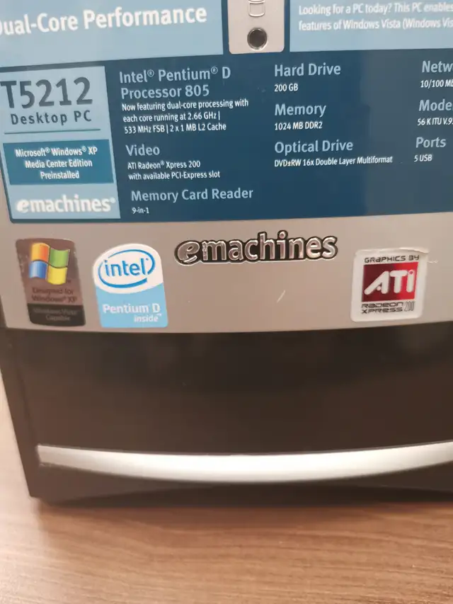 Desktop computer eMachines in Desktop Computers in Markham / York Region - Image 4