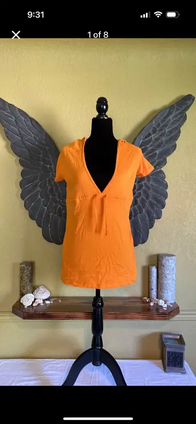 VS Tee Shop Tunic Shirt With Hood And Pockets, View more